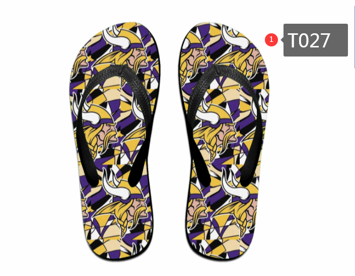 All Sizes Minnesota Vikings Flip Flops T027(Pls check description for details) All Sizes Minnesota Vikings Flip Flops T027(Pls check description for details)